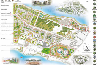 do the  landscape plans of the car parks and the master plan