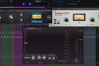mix and mastering your song or vocals professional