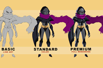 design your story characters, human or non human