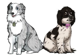 create a digital portrait of your pet