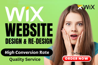 design , develop or redesign wix ecommerce business website or store expert