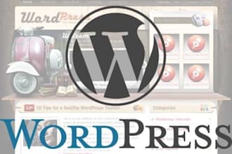 create a custom wordpress theme or template