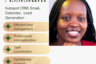 be your virtual assistant for hubspot CRM, emails, calendar, and support