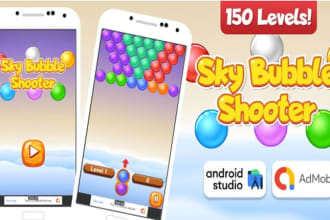 provide android bubble shooter game apk ready to publish