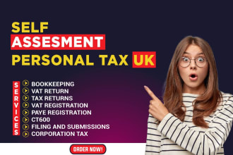 prepare and submit UK corporate accounts and UK tax return hmrc