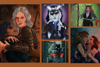 digitally draw your character