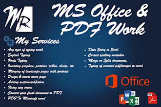 do typing and data entry in english and urdu