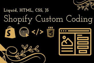 create custom shopify section add feature and do liquid code