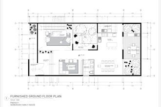 draw architectural plans in autocad 2d