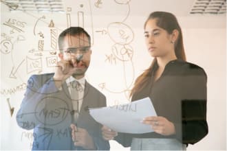 work on project management, project charter anything related to project planning