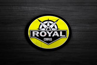 design a stamp logo, badge, sports, gym stamps