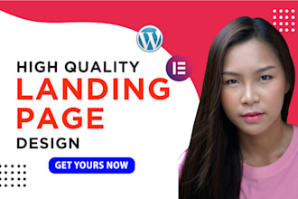 create high quality wordpress landing page design for your marketing needs