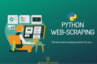 do web scraping with python, scrapy, and selenium
