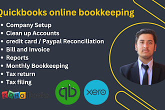 setup, clean up and do reconciliation in quickbooks
