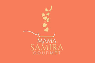 design popular perfect favorite homemade food logo with package