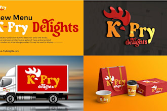 do professional custom logo design with brand style guide and brand identity