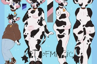 draw cool custom reference sheets
