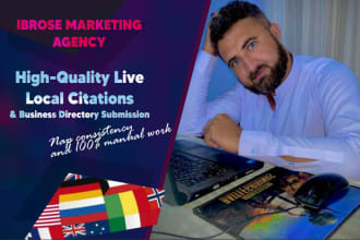 do 350 citations for all country and business directories SEO