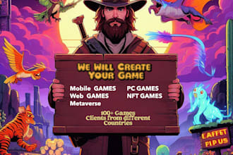 do game development for mobile website pc and vr game
