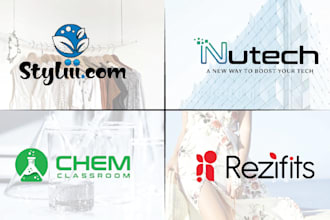 design a logo for amazon, shopify, ecommerce store, website, or product