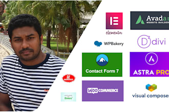 design and customize wordpress theme plugin and upload demo
