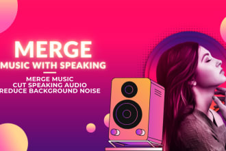 merge music and speaking