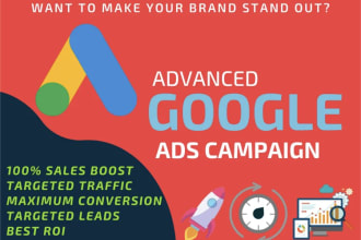 set up, manage and optimize  google ads  to improve sales