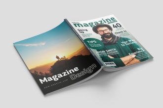 design professional magazine and newsletter