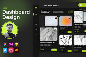 design modern dashboard uiux