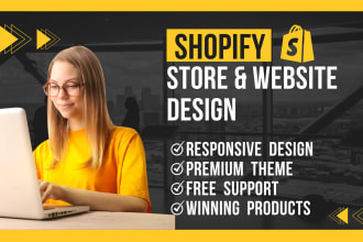 build shopify dropshipping store, website, shopify store expert