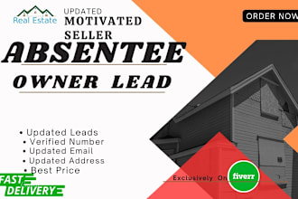 provide absentee owner real estate leads with skip tracing