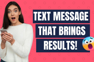 write a text message that sells, SMS for your text message marketing