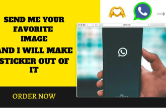 make your photo as whatsapp stickers