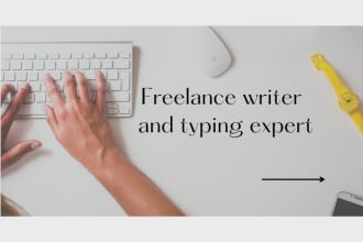 do professional typing services and retyping any document