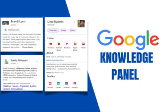 create a google knowledge panel for you