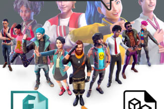 create vrchat avatar, custom avatar for vtuber, awesome and elegant design