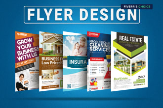 design a clean flyer, brochure, sell sheet or one pager