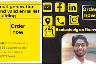 do lead generation and valid email list building