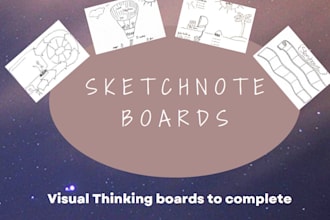 send you 10 sketchnote boards