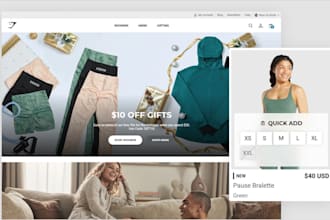create a shopify store, wix ecommerce website, wordpress webflow site