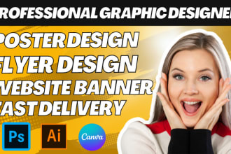design a corporate flyer, website banner and poster within 6 hours