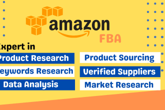 do amazon product research for fba private label for US, UK and canada market