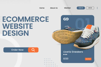 design wordpress ecommerce website and woocommerce store