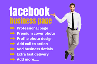 create professional facebook business page and setup