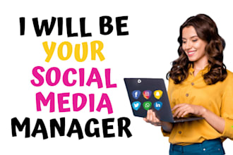 be your social media manager and brand awareness strategist