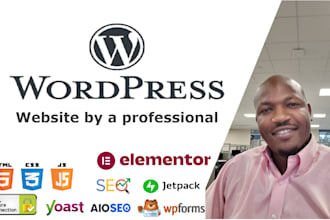 deliver a professional wordpress website