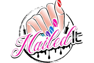 design excellent nailed logo
