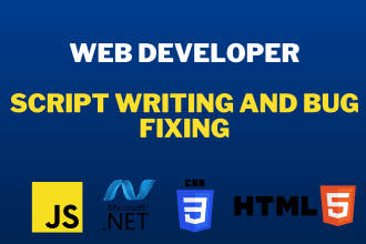 do javascript, jquery, CSS, telerik UI, HTML, coding, bug fixes
