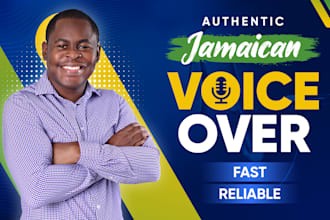 provide a compelling jamaican voiceover