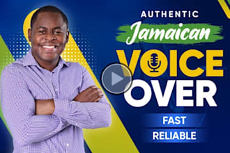 provide a vibrant jamaican voiceover for your ad